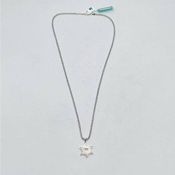 Effy Sterling Silver Diamond Star Of David Pendant Necklace - Picture 3 of 13